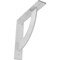 Ekena Millwork Bulwark Steel Bracket, Hammered White 2"W x 10"D x 10"H BKTM02X10X10BUHWH - alternate 1